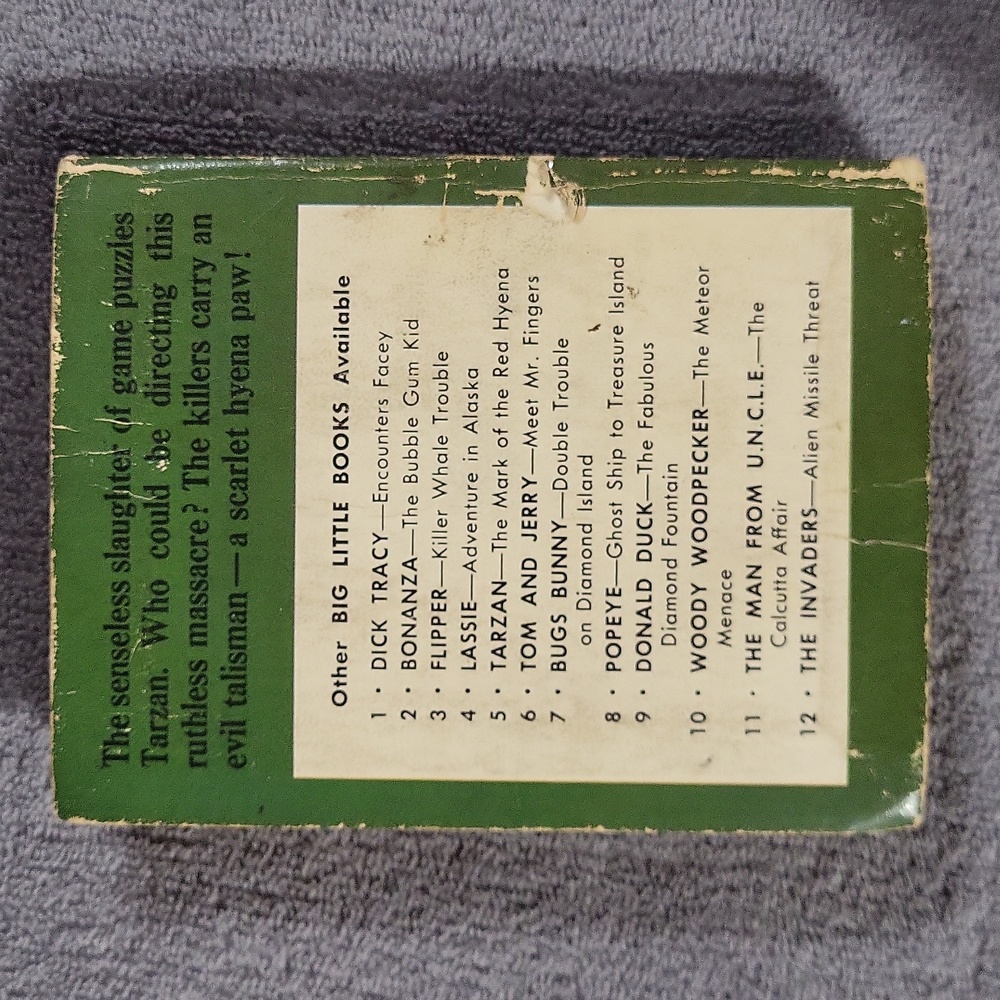 TARZAN The Mark of the Red Hyena 1967 ~ A Big Little Book ~ Collector's Item - Picture 4 of 12